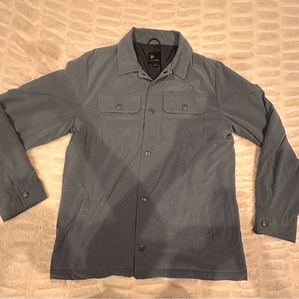 All in Motion Men's Blue Shirt Jacket